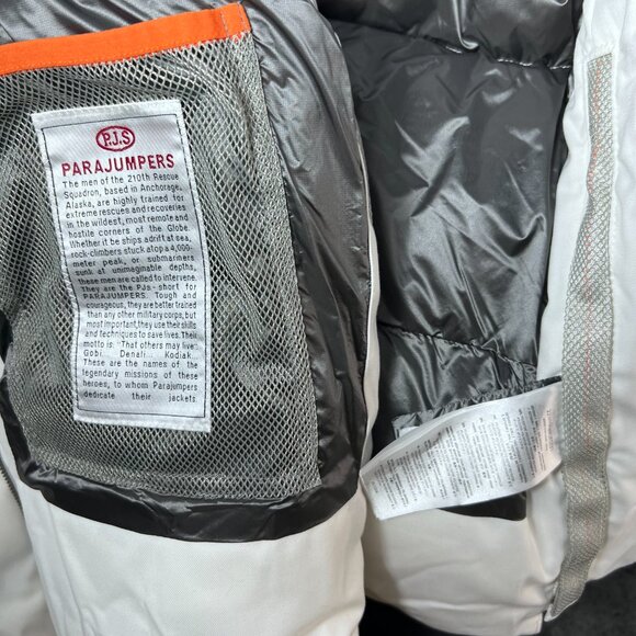 PARAJUMPERS Tilly - Hooded Down Jacket PEPPI Off White XS - Picture 8 of 10